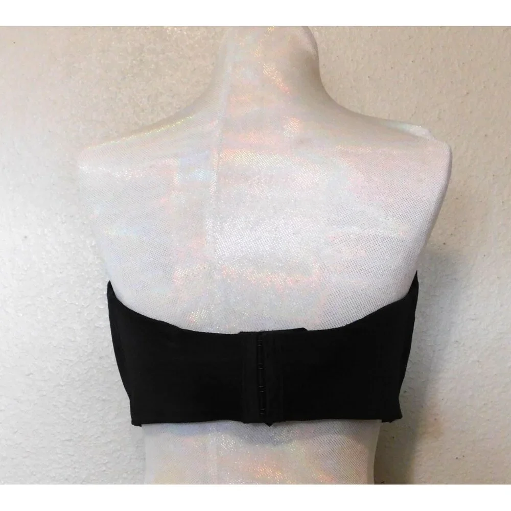 Soma Convertible Bra 38DDD Black Strapless Cross Back Adjustable Straps - Picture 3 of 8
